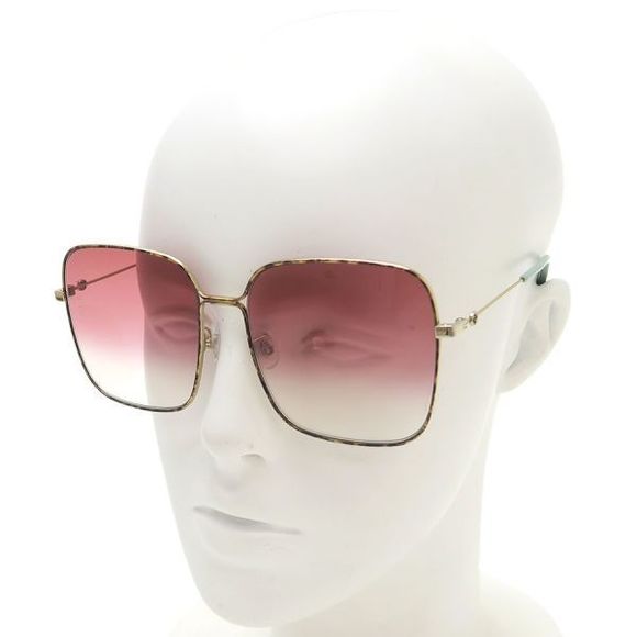 Gucci Square Metal Sunglasses Gold - Picture 1 of 9